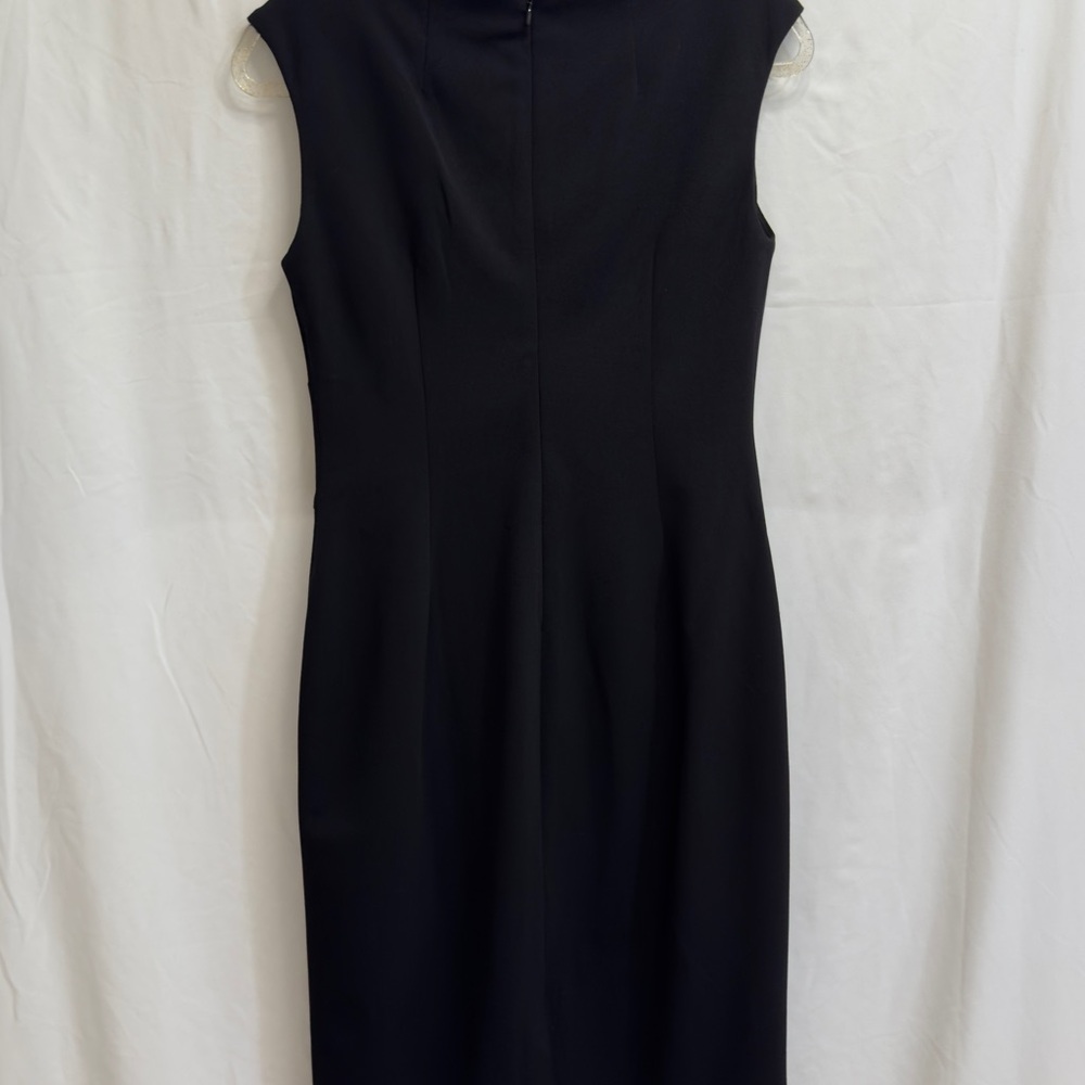 Calvin Klein black midi dress